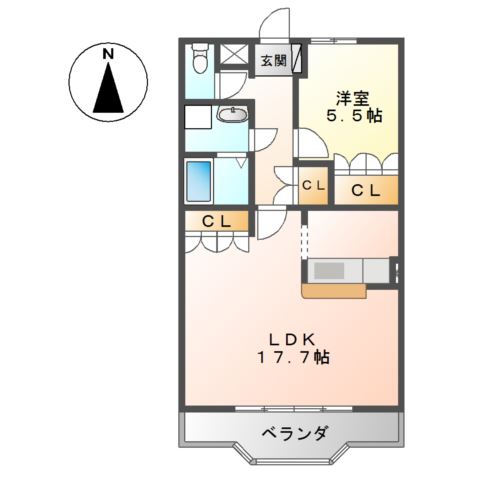 アンベリール・Ｋ・湘南 間取り