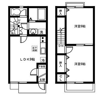 Foliar i 103号室 間取り