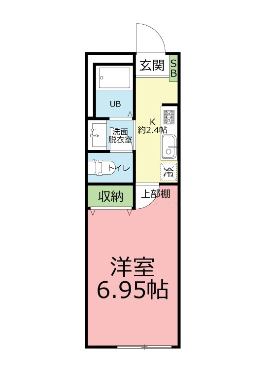 シンフォライズ湘南 Vivace 105号室 間取り