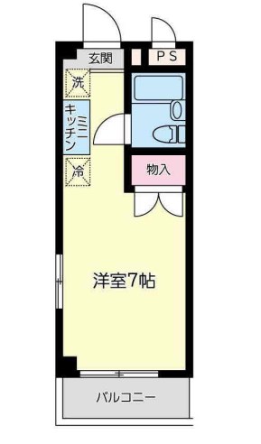湘南台三光ビル 301号室 間取り