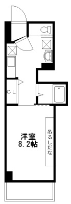 アバンサール湘南 404号室 間取り