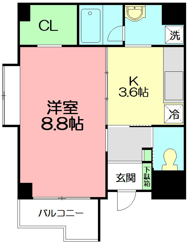 山立ビル 301号室 間取り