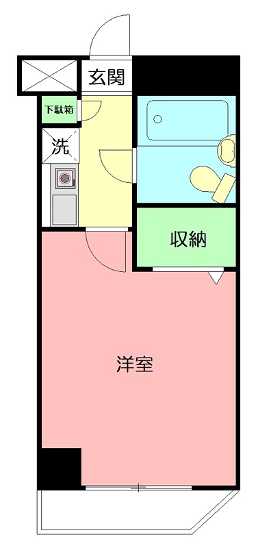 サニークレスト湘南平塚浅間町 401号室 間取り