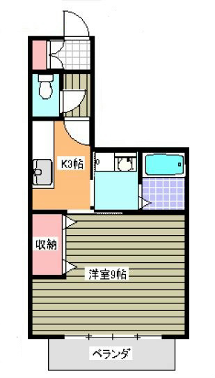 ブラッサム高森 102号室 間取り