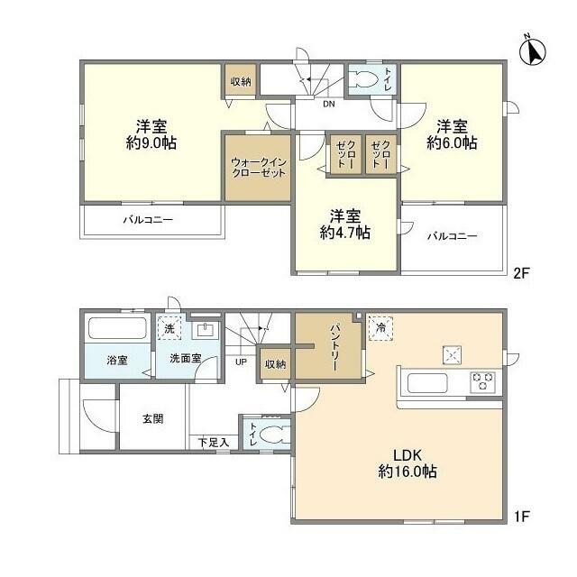 4228平塚市札場町6期1棟1号棟 間取り