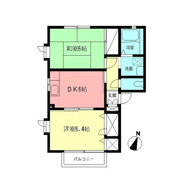 エミグラントＡ 201号室 間取り