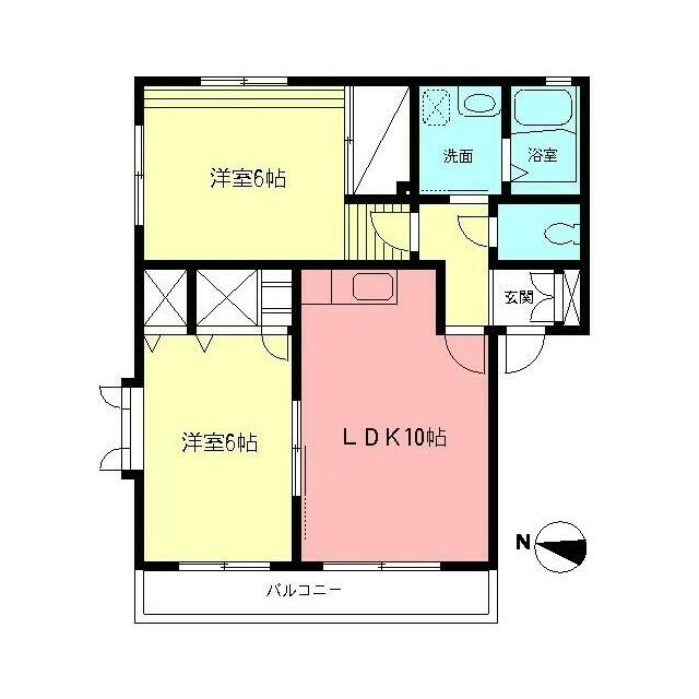 エステート・Ｋ 201号室 間取り