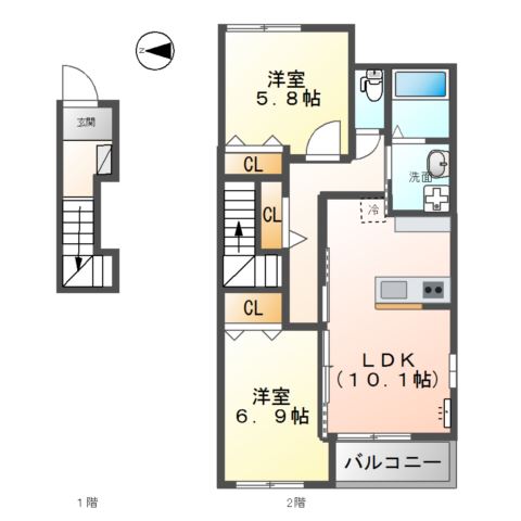 サファイアＡ 間取り