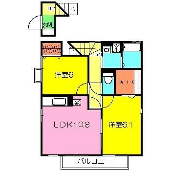 ユイット・アンⅠ 201号室 間取り