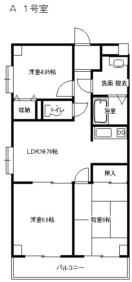 グラン　シャリオ  101号室 間取り