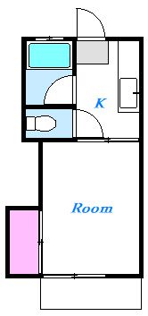 フォレストクラス東海大学前 202号室 間取り