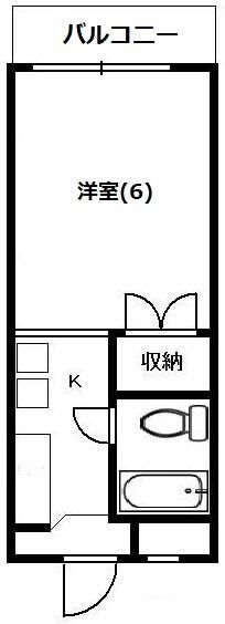 メゾン御園 207号室 間取り