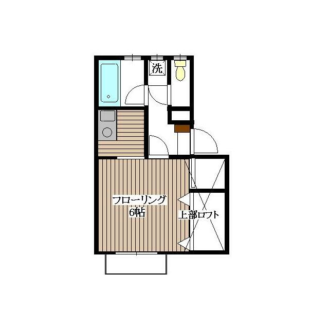 ユニメゾン湘南 202号室 間取り