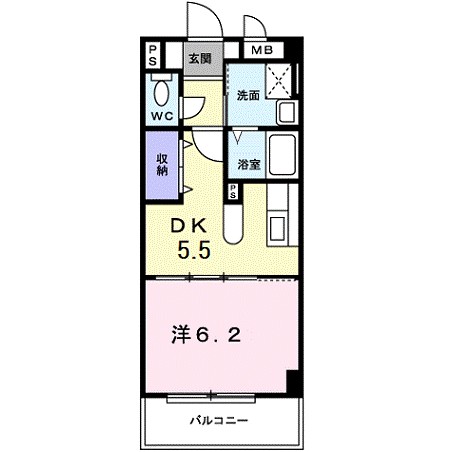 ピュア　ステージ鎌倉 203号室 間取り