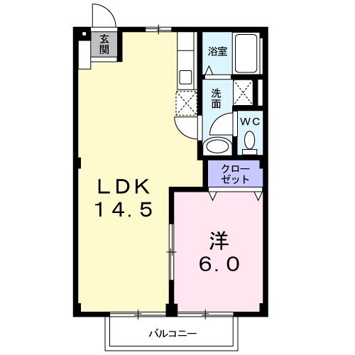 サテライト渋谷 202号室 間取り