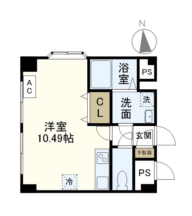 ライフピアモア元町 302号室 間取り