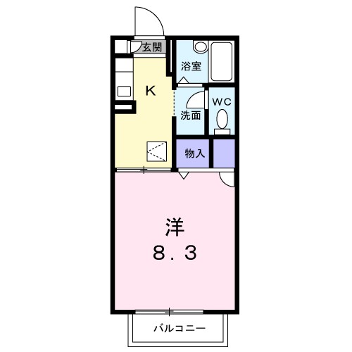 マ・メゾン 102号室 間取り