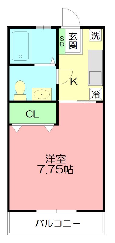 レントラ 104号室 間取り