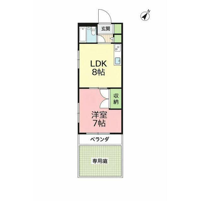 湘南アイランドリバー 103号室 間取り
