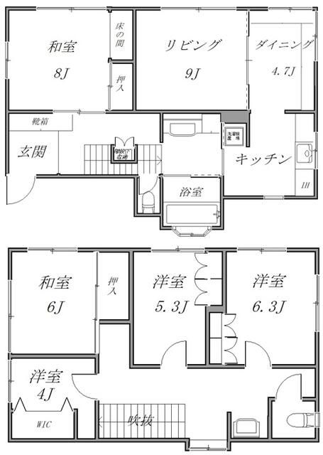 本郷台四丁目戸建て 間取り