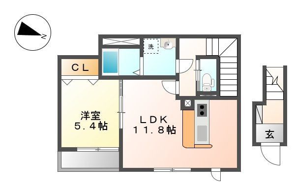 コリーナ本郷台 201号室 間取り