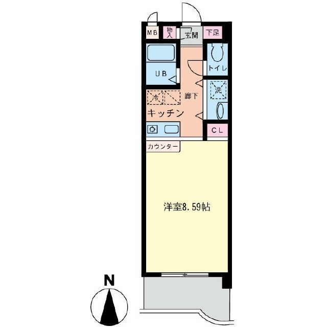 メゾン・ド・ロシュ 308号室 間取り