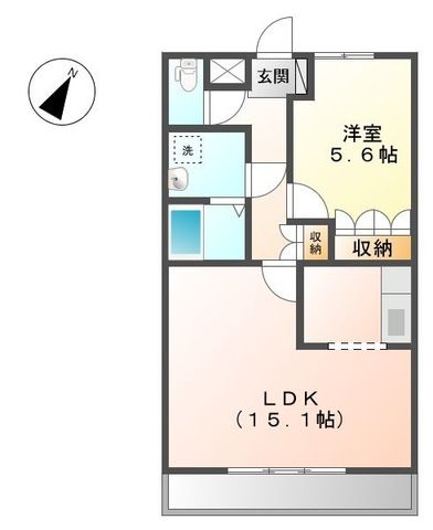 フレンドシップＳＨＯＮＡＮ 103号室 間取り