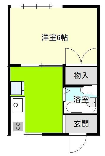 メゾン三陽 202号室 間取り