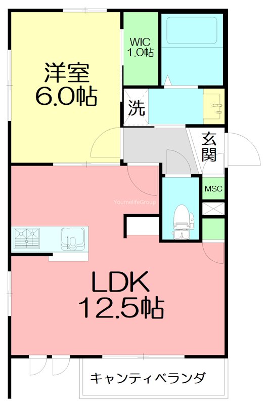 グランメゾン　藏 301号室 間取り