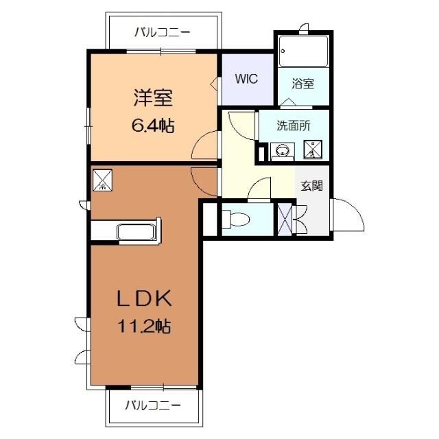 プロムナード桜台Ⅱ 203号室 間取り