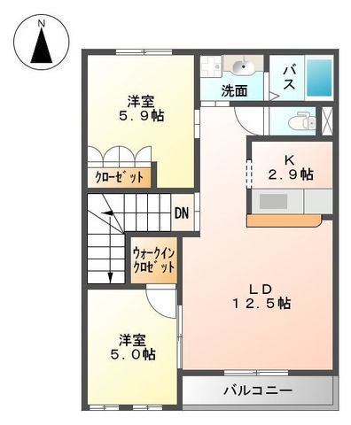 ヴィーブル和光 0203号室 間取り