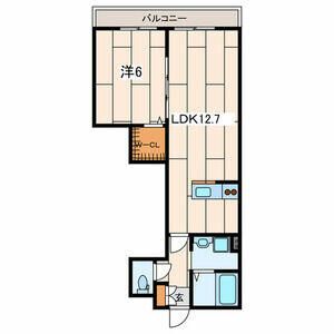 Ｔｅｒｒａｃｅ本厚木　Ⅱ 103号室 間取り