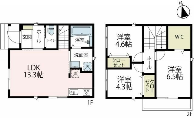 フロールF棟 間取り