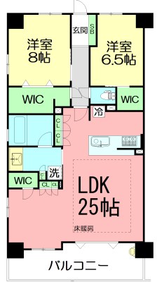 ヴェレーナ鎌倉深沢 401号室 間取り