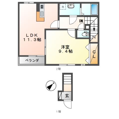 ヴィラ・ドレッセ 間取り