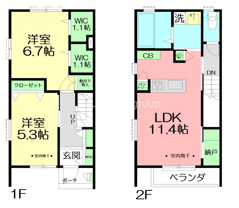 Fメゾン ANNEX 105号室 間取り