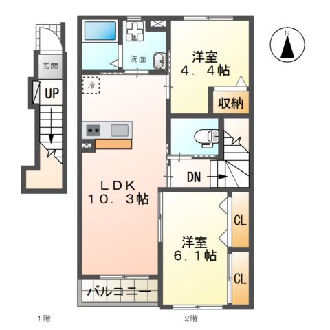 ハイムJ 間取り