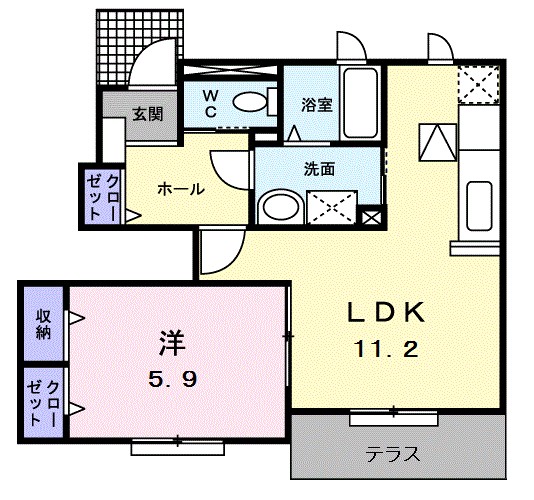 ベイト　ナイーム 103号室 間取り