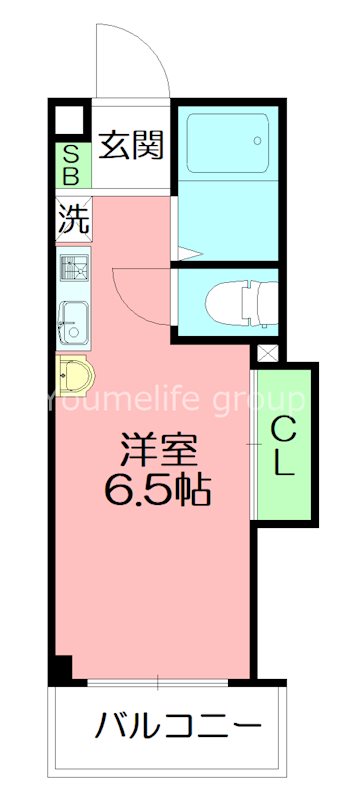 ＬＩＶＥ　ＣＯＵＲＴ　東海大学前 201号室 間取り