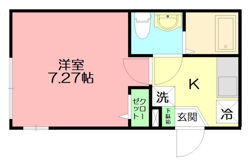 カーサ・リッコ 105号室 間取り