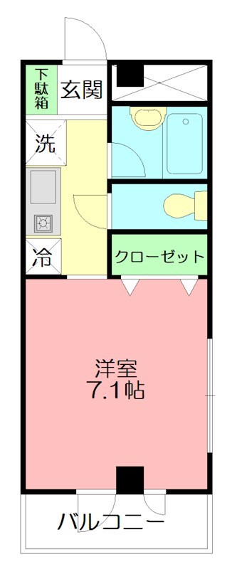 ミレニアム・ヒルズ 205号室 間取り