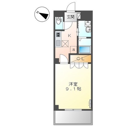 サムスィング成瀬 105号室 間取り