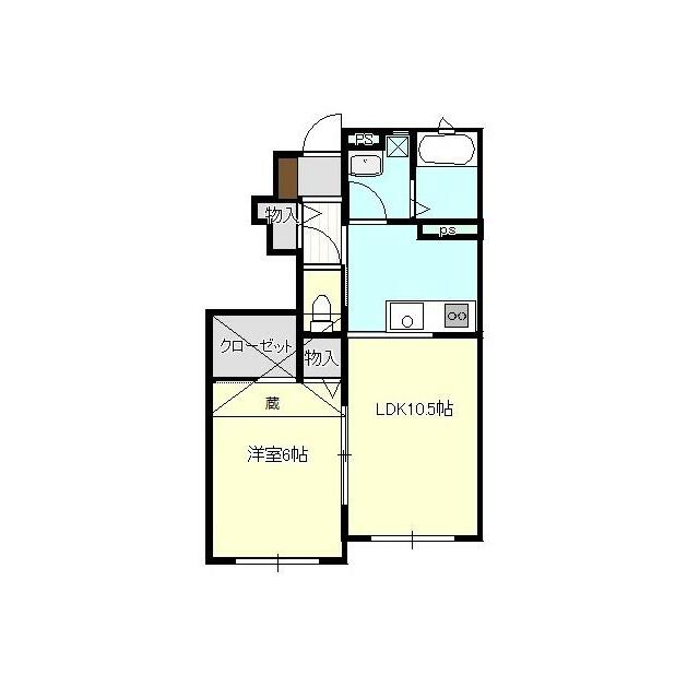 フェリシテ湘南台 101号室 間取り