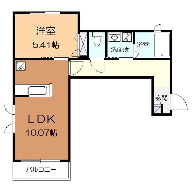 Ｏｓｃａｒ　ＡＬ 305号室 間取り