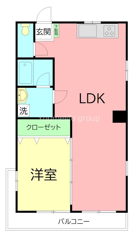白根ビル 201号室 間取り