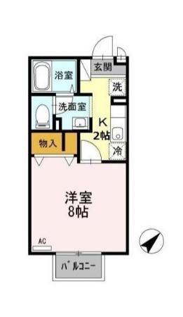 アネックス　Ⅱ 203号室 間取り