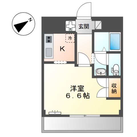 メゾン・ラクウショウ 間取り