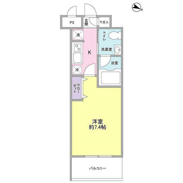 style BE 0102号室 間取り