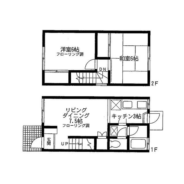 ビラツボサキ A号室 間取り