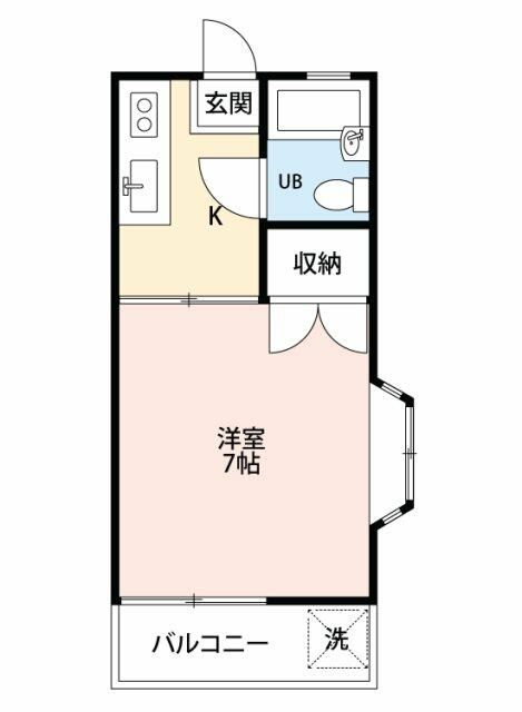 グランデ 205号室 間取り